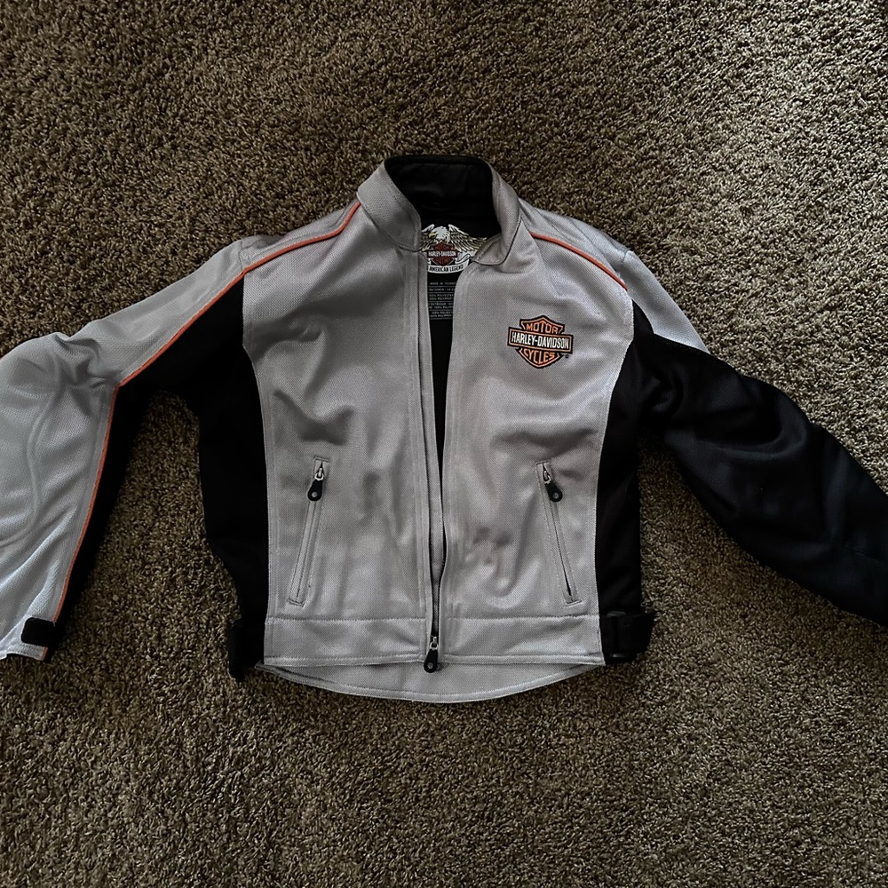 Harley-Davidson Black and Gray Utility Jacket